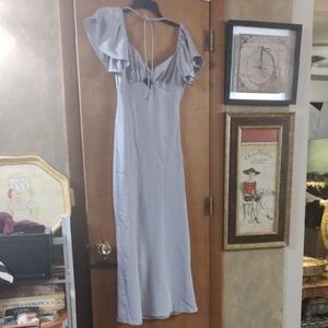 Elegant Gray Women's Dress